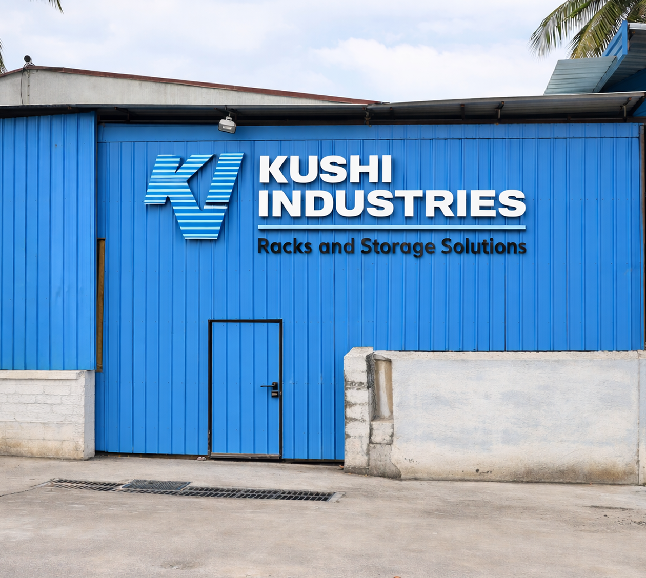 Manufacturing unit front view