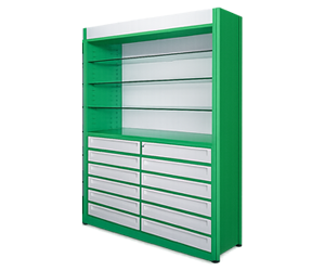 Medical Wall Rack with Drawer